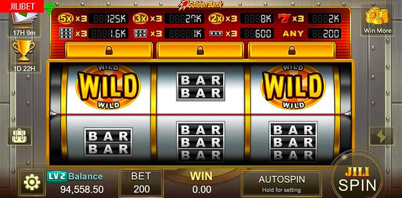 JILIBET Golden Bank Slot Machine